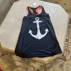 12 Pm By Mon Ami Black Anchor Swim Coverup